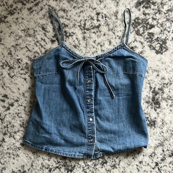 Vintage Ralph Lauren Denim Top - Picture 1 of 3